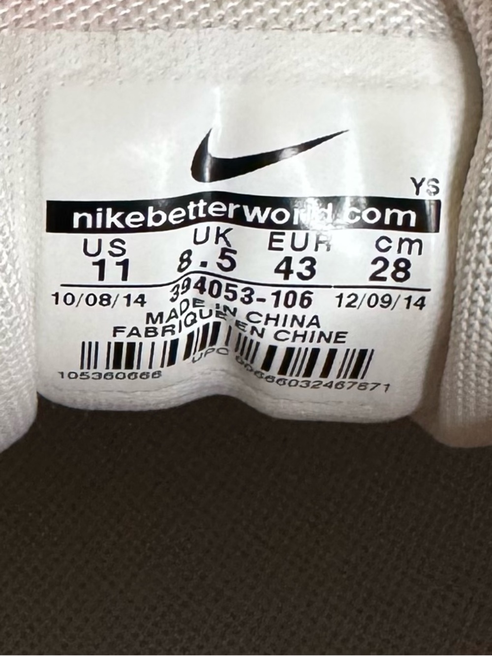 NWOB 👟 Nike White/Pink/Gray Sneakers - Picture 2 of 5